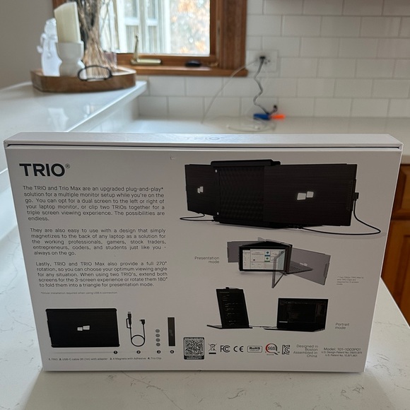 Laptop 2nd monitor extender- Mobile Pixels TRIO - Picture 9 of 11